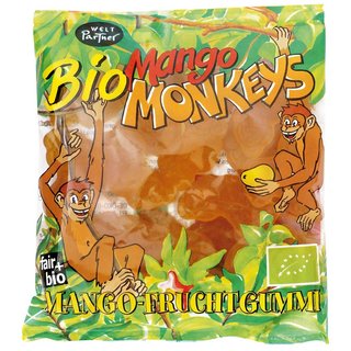 Bio-Mango Monkeys&deg;, Fruchtgummi, 100g