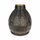 Laterne 20x26cm CALABASH schwarz-bronze
