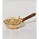 R&Auml;UCHERPFANNE Messing, L 26cm dm13cm, Klappdeckel,...