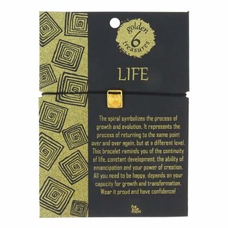 Golden Treasures LIFE-Armband (24 Karat vergoldet)