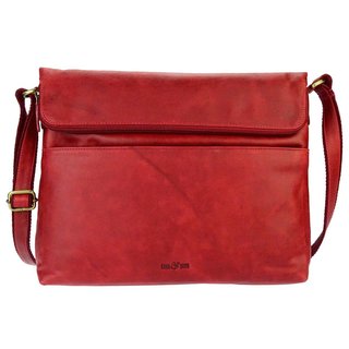 Schultertasche FOLDOVER L Rot