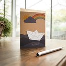 Gru&szlig;karte TAUFE Boot