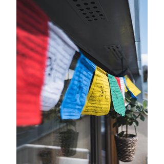 Tibetische Gebetsfahnen gro&szlig;