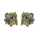 Ohrstecker KOALAMAMA aus Flaschenk&uuml;rbis