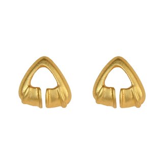 Ohrstecker ANGULO, Legierung vergoldet