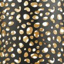 Windlicht ORGANIC 8x10cm schwarz-gold