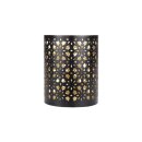 Windlicht ORIENTAL 8x10cm schwarz-gold