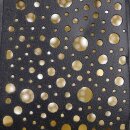 Laterne CALABASH 29cm schwarz-gold