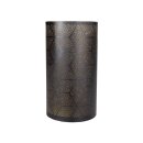 Windlicht OPTICAL 13x23cm schwarz-gold