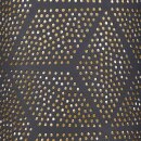 Windlicht OPTICAL 10x13cm schwarz-gold