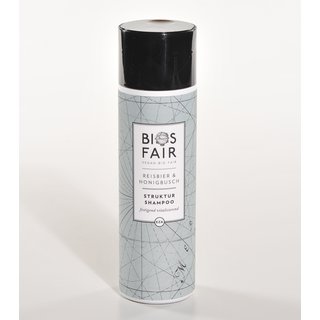 BIOSFAIR Struktur-Shampoo, Reisbier &amp; Honigbusch, 200ml