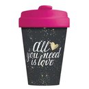 Bambusbecher All you need is love Gold   