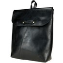 City-Rucksack LADY MyECOfriend tiefschwarz, Rindsleder