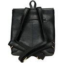 City-Rucksack LADY MyECOfriend tiefschwarz, Rindsleder