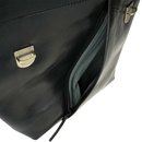 City-Rucksack LADY MyECOfriend tiefschwarz, Rindsleder