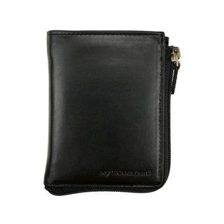 Brieftasche AMBIO My ECOfriend tiefschwarz, Rindsleder