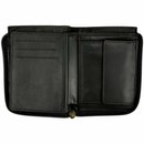 Brieftasche AMBIO My ECOfriend tiefschwarz, Rindsleder