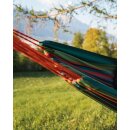 H&auml;ngematte breitgestreift aus Baumwolle