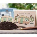 Saatsteckkarte Zuhause ist, wo du bist